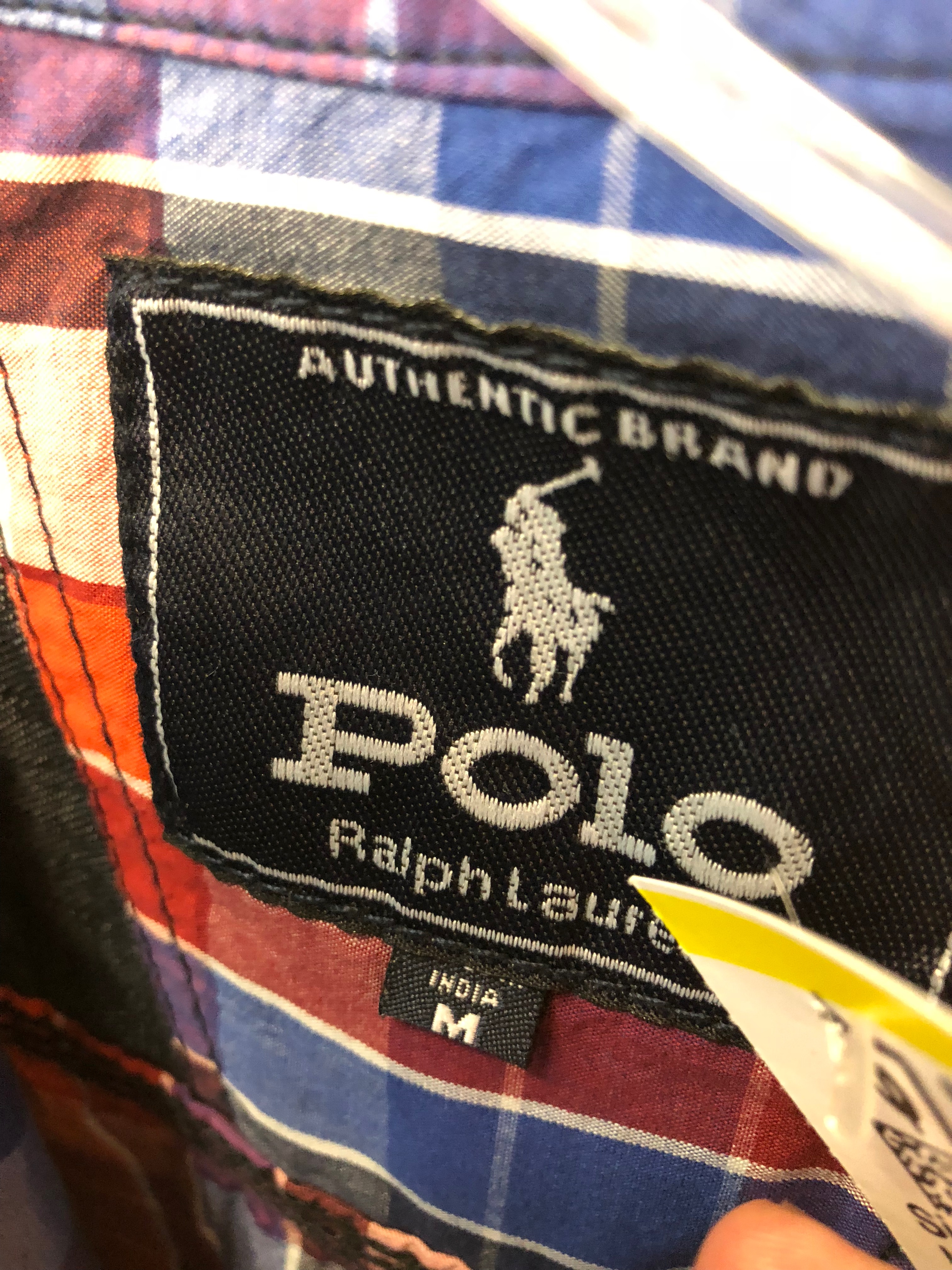 real polo ralph lauren tag